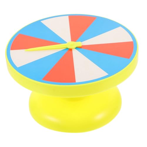 Toyvian Gewinnspielrad Rotierendes Gewinnrad Desktop-preisrad Tombola Preisrad Spinnrad Tischrad Rad Spiel Leeres Spielbrett Leeres Brettspiel Drehscheibe Roulette-Tisch Plastik von Toyvian