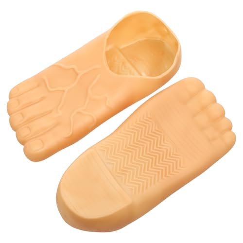 Toyvian Giant Feet Slippers Cosplay Requisiten Fünfzehige Hausschuhe für Halloween Party Kostüm Zubehör Hautfarben Übergröße Langlebig und Waschbar Toyvian Giant Feet Slippers Cosplay Requisiten Fünfzehige Hausschuhe für Halloween Party Kostüm Zubehör Hautfarben Übergröße Langlebig und Waschbar von Toyvian