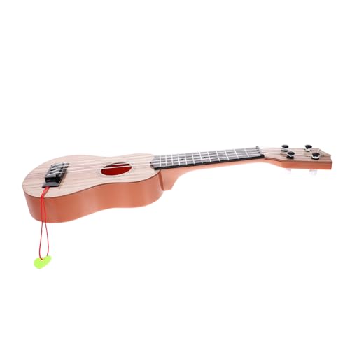 Toyvian Gitarrenspielzeug Ukulele Für Simulations-Ukulele Holzmaserung Kunststoff von Toyvian