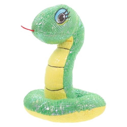 Toyvian Glitzer Stofftier Plüschtier Streich Plüsch Schlange Modell Plüschtier Modell Plüschtier von Toyvian