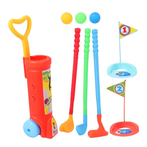 Toyvian 1satz Kids Golf Für Junge Mädchen Golf Spielzeug Für Drinnen Und Draußen Kunststoff Golfschläger Und Zubehör Fördert Motorik Und Geduld Für Kleinkinder Und Vorschulkinder von Toyvian