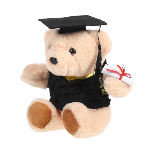 Toyvian Graduierte Doktorbär Puppe plüschbär süßes Absolvent Stofftier Graduierung Mini Plüschtier Plüsch für High-School-Absolventen Bär der Abschlusssaison gefühlt Black Toyvian Graduierte Doktorbär Puppe plüschbär süßes Absolvent Stofftier Graduierung Mini Plüschtier Plüsch für High-School-Absolventen Bär der Abschlusssaison gefühlt Black von Toyvian