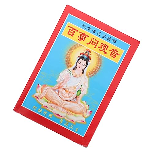 Toyvian Guanyin Zeichen erzählen Pendelkette Zukunftsbuch Wahrsagerei liefert Die Geld chinesische glückskekse chinesische Spiele buddhistische Wahrsagerei-Requisite Wahrsagen Papier Toyvian Guanyin Zeichen erzählen Pendelkette Zukunftsbuch Wahrsagerei liefert Die Geld chinesische glückskekse chinesische Spiele buddhistische Wahrsagerei-Requisite Wahrsagen Papier von Toyvian