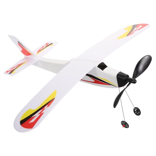 Toyvian Gummiband Angetriebenes Flugzeugmodell DIY Bausatz Leichter Schaumstoffgleiter Einfache Montage Fliegendes für Perfektes Outdoor Spaß für Jungen von Toyvian