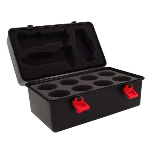 Toyvian Gyro Aufbewahrungsbox für Schwarzer Kunststoff Tragbarer Battling-top Organizer mit Griff Transportable Spielzeugbox für Reise Party und Zubehör Speziell für Gyro Spielzeuge Toyvian Gyro Aufbewahrungsbox für Schwarzer Kunststoff Tragbarer Battling-top Organizer mit Griff Transportable Spielzeugbox für Reise Party und Zubehör Speziell für Gyro Spielzeuge von Toyvian