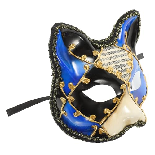 Toyvian Halbgesichtige Raubkatzenmaske Masken Maskerade Katzenmaske Fuchs-cosplay-maske Dämonenmaske Anime-fuchs-maske Kostümparty Halb- Karneval Fuchs Maske Halloween-cosplay Blue Plastik Toyvian Halbgesichtige Raubkatzenmaske Masken Maskerade Katzenmaske Fuchs-cosplay-maske Dämonenmaske Anime-fuchs-maske Kostümparty Halb- Karneval Fuchs Maske Halloween-cosplay Blue Plastik von Toyvian