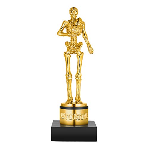 Toyvian Halloween Best Costume Skelett-Pokal Halloween Skull Party Favor Preise Game Awards Kostümwettbewerb Trophy Leckereien Kinder Goodie Bag FüR KostüMwettbewerbe Und Halloween-Feiern von Toyvian