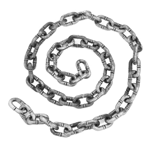 Toyvian Halloween Deko Kette Realistische Kunststoffkette Leichte Robuste Party Dekoration und Kostüm Zubehör für Halloween Party und Haunted House von Toyvian