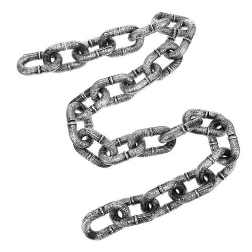 Toyvian Halloween Dekorative Simulation Kette Kunststoff Kette Party Requisiten Realistische Kunststoffkette für Grusel Dekoration und Bühnenauftritt Toyvian Halloween Dekorative Simulation Kette Kunststoff Kette Party Requisiten Realistische Kunststoffkette für Grusel Dekoration und Bühnenauftritt von Toyvian