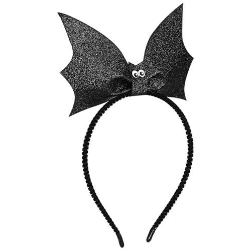 Toyvian Halloween Fledermaus Pailletten Haarbänder: funkelndes süßes Fledermaus-Stirnband für Frauen und Mädchen, Halloween-Kostüm-Zubehör, Einheitsgröße Toyvian Halloween Fledermaus Pailletten Haarbänder: funkelndes süßes Fledermaus-Stirnband für Frauen und Mädchen, Halloween-Kostüm-Zubehör, Einheitsgröße von Toyvian