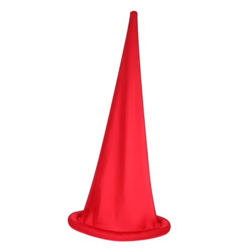 Toyvian Halloween Gnomm Mütze Rot Weicher Bequemer Partyhut als Kostümzubehör und Fotorequisite für Erwachsene und Waschbar und Wiederverwendbar Festliche Dekoration für Halloween Feiern von Toyvian