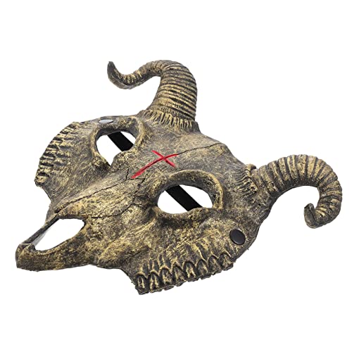 Toyvian Halloween Goat Skull Maske Gruselige Tierkopf Maske Für Kostümparty Und Cosplay Halloween Dekoration Accessoire Toyvian Halloween Goat Skull Maske Gruselige Tierkopf Maske Für Kostümparty Und Cosplay Halloween Dekoration Accessoire von Toyvian