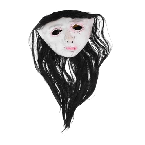Toyvian Halloween Gruselige Maske für Erwachsene Vollgesichts Latexkopf für Frauen Geisterkostüm Accessoire für Masquerade Horror Themenparty und Cosplay Dekorationen Toyvian Halloween Gruselige Maske für Erwachsene Vollgesichts Latexkopf für Frauen Geisterkostüm Accessoire für Masquerade Horror Themenparty und Cosplay Dekorationen von Toyvian