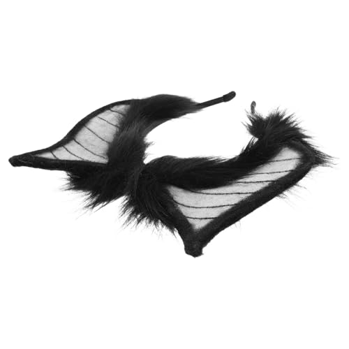 Toyvian Halloween Haarreif mit Elastischem Band Dunkle Fledermausohren Bequemes Cosplay Accessoire für Damen und Mädchen Vielseitig für Halloween Party und Theateraufführungen von Toyvian