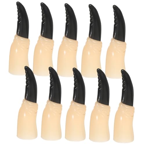 Toyvian Halloween Hexen Fingernägel Teiliges Hautfarbene Fake Nails mit Schwarzen Krallen Langlebige Cosplay Dekoration für Hexenkostüme für Halloween Party und Karneval Toyvian Halloween Hexen Fingernägel Teiliges Hautfarbene Fake Nails mit Schwarzen Krallen Langlebige Cosplay Dekoration für Hexenkostüme für Halloween Party und Karneval von Toyvian