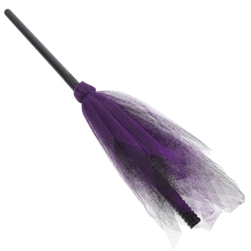 Toyvian Halloween Hexenbesen für Buntes Kostümzubehör für Bühnenaufführungen und Halloween Feiern von Toyvian