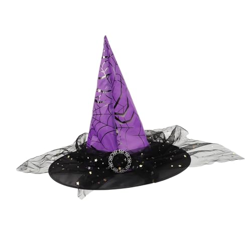 Toyvian Halloween-Hexenhut halloween dekoration halloween Halloween Verkleidung Hut Halloween- Halloween-Hexenmütze kreativer Hexenhut Neuheit Halloween-Hut Spitze Violett Toyvian Halloween-Hexenhut halloween dekoration halloween Halloween Verkleidung Hut Halloween- Halloween-Hexenmütze kreativer Hexenhut Neuheit Halloween-Hut Spitze Violett von Toyvian