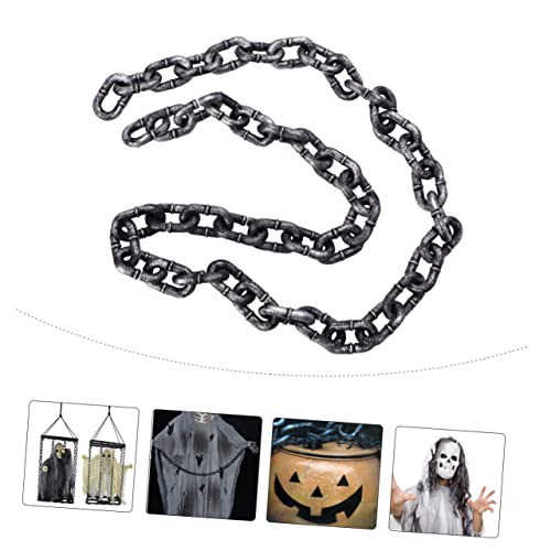 Toyvian Halloween-Kette Halloween Costume Halloween Kleidung lichterkettem weihachtsdeko hausdeko Lange Gefangenenfesseln Dampfpunk Halloween deko Halloween-Eisenkette Simulationskette Toyvian Halloween-Kette Halloween Costume Halloween Kleidung lichterkettem weihachtsdeko hausdeko Lange Gefangenenfesseln Dampfpunk Halloween deko Halloween-Eisenkette Simulationskette von Toyvian