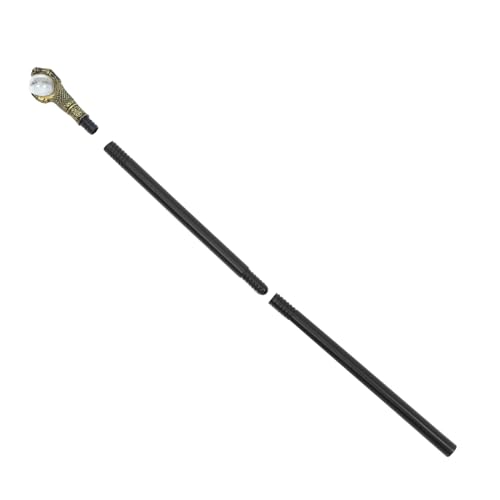 Toyvian Halloween-Kostüm-Requisiten Zauberstäbe verkleiden Königszepter Punk Style Gehstock Kunstvoll gestalteter Gehstock Halloween-Cosplay-Stütze Halloween-Anziehstütze Plastik Golden Toyvian Halloween-Kostüm-Requisiten Zauberstäbe verkleiden Königszepter Punk Style Gehstock Kunstvoll gestalteter Gehstock Halloween-Cosplay-Stütze Halloween-Anziehstütze Plastik Golden von Toyvian