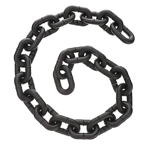 Toyvian Halloween Kunststoffkette Fake Kette für Kostümparty Halloween Dekoration und Cosplay Requisiten Realistische für Unvergessliche Feiern von Toyvian