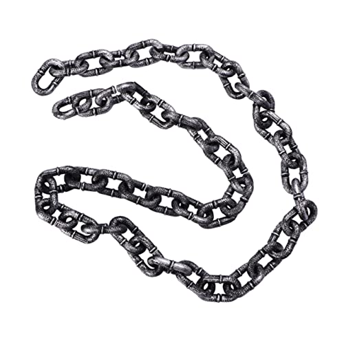 Toyvian Halloween Kunststoffkette Lange Gefälschte Kette für Cosplay Dekoration Realistische Party Requisite für Halloween Feiern und von Toyvian
