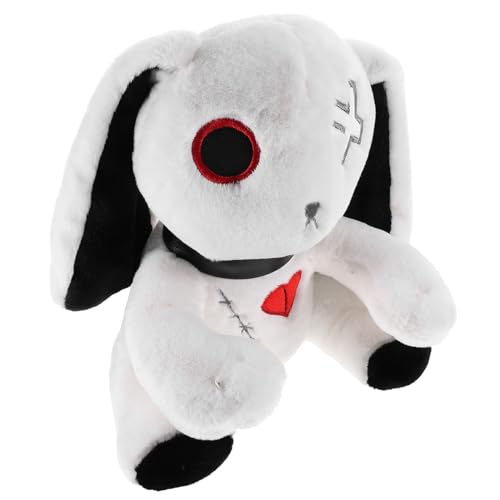 Toyvian Halloween Kuscheltier Hase Plüschfigur Weiß Weicher Stoffhase Deko für Sofa Schlafzimmer Wohnzimmer Toyvian Halloween Kuscheltier Hase Plüschfigur Weiß Weicher Stoffhase Deko für Sofa Schlafzimmer Wohnzimmer von Toyvian