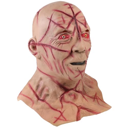 Toyvian Halloween-Party beängstigend Zombie-Gesicht Halloween-Kostüm Halloweenkostüm halloween horror halloween grusel Gruselige Halloween-Maske gruselige Masken realistisch Emulsion Toyvian Halloween-Party beängstigend Zombie-Gesicht Halloween-Kostüm Halloweenkostüm halloween horror halloween grusel Gruselige Halloween-Maske gruselige Masken realistisch Emulsion von Toyvian