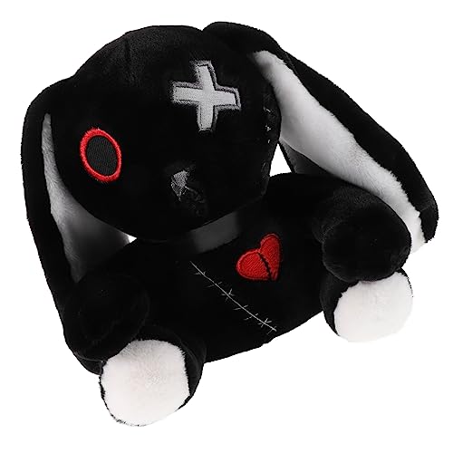 Toyvian Halloween Plüschhase Kuscheliges Stofftier mit Großen Ohren Witziges Kaninchen für Halloween Weiches Besticktes Hasen und Deko für Zimmer Toyvian Halloween Plüschhase Kuscheliges Stofftier mit Großen Ohren Witziges Kaninchen für Halloween Weiches Besticktes Hasen und Deko für Zimmer von Toyvian