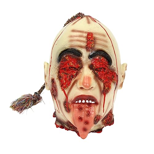Toyvian Halloween Severed Dead Head Realistisches Gruseldetail Für Spukhaus-Dekoration Und Horror-Party Geeignet Für Schaurige Anlässe Und Indoor Outdoor-Events von Toyvian
