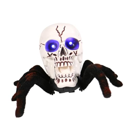 Toyvian Halloween-Spinnendekorationen klein Fernbedienung Streich ziehen um Halloween mitgebsel Ornamente Batterie Creepin tiegerkostuem spiderma Schädelverzierung Brown Toyvian Halloween-Spinnendekorationen klein Fernbedienung Streich ziehen um Halloween mitgebsel Ornamente Batterie Creepin tiegerkostuem spiderma Schädelverzierung Brown von Toyvian