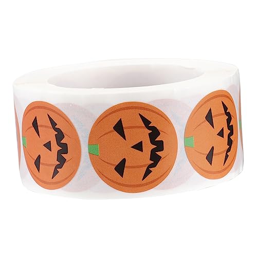 Toyvian Halloween-bodenaufkleber Halloween-kürbis-Aufkleber Orange von Toyvian