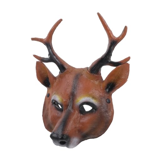 Toyvian Halloween-requisiten Interessante Maske Tiermaske Weihnachtsmaske Der Opernmaske Halloween-maske Halloween-teufelsmasken Geweih Wolf Festivalmaske s Hirschschädelmaske Orange Pu Toyvian Halloween-requisiten Interessante Maske Tiermaske Weihnachtsmaske Der Opernmaske Halloween-maske Halloween-teufelsmasken Geweih Wolf Festivalmaske s Hirschschädelmaske Orange Pu von Toyvian