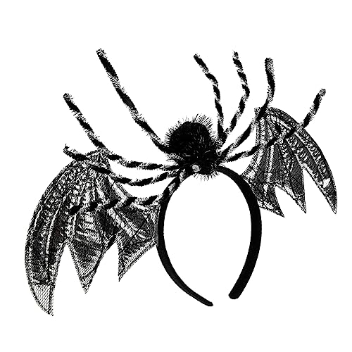 Toyvian Elegantes Spinnen-fledermaus-stirnband Silbernes Haar-accessoire Für Mädchen Für Halloween-partys Toyvian Elegantes Spinnen-fledermaus-stirnband Silbernes Haar-accessoire Für Mädchen Für Halloween-partys von Toyvian