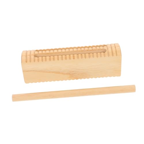 Toyvian Handgefertigtes Orff Holz Rhythmusblock mit Schlägel Stabilem Klang Hoher und Tiefer Pädagogisches Percussion Instrument für Hause und Kindergarten Tragbar und Vielseitig von Toyvian