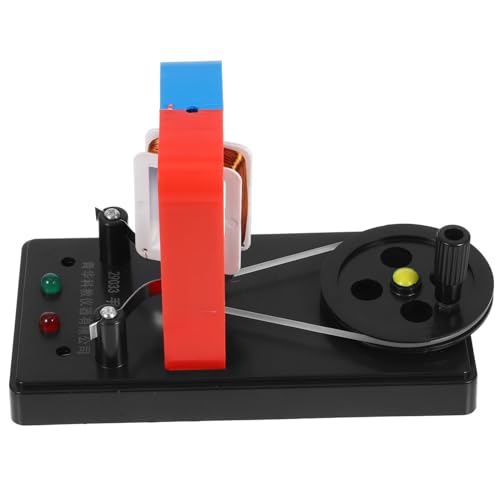 Toyvian Handgenerator Lehrmittel Laborgenerator Laborgeräte Physikalische Elektrizitätsgeräte Generator Experiment Schülerexperiment Generator Gleichstromgenerator Kunststoff von Toyvian