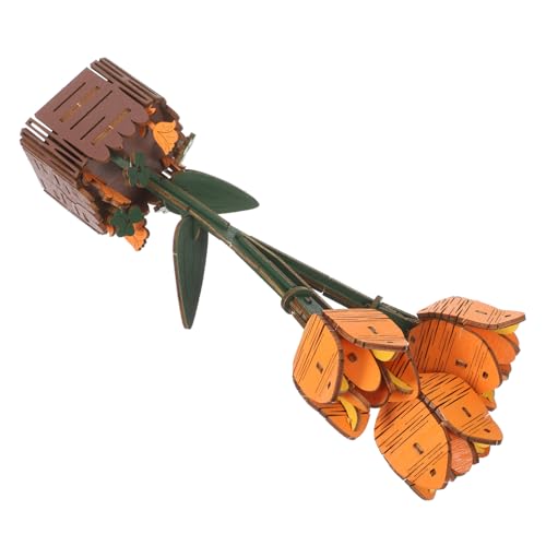 Toyvian Handmontierte Holzblume Holzblumenstrauß Holzpflanze Zum Zusammenbauen Holzblumen Tulpenspielzeug Bausatz 3D Puzzle Für Pflanzenliebhaber Lernspielzeug Blumenpuzzle Toyvian Handmontierte Holzblume Holzblumenstrauß Holzpflanze Zum Zusammenbauen Holzblumen Tulpenspielzeug Bausatz 3D Puzzle Für Pflanzenliebhaber Lernspielzeug Blumenpuzzle von Toyvian