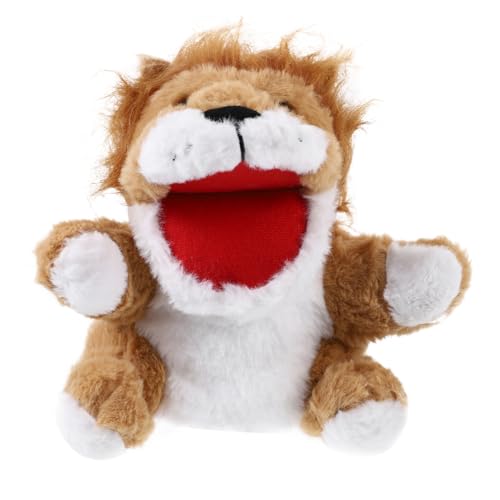 Toyvian Handpuppe aus Plüsch mit Beweglichem Mund Weiches Tier für Kreatives Storytelling und Interaktives Rollenspiel Geeignet für Vorschule von Toyvian