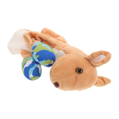 Toyvian Handpuppen Tierpuppen Tierische Handpuppe Känguru- Boxspielzeug Khaki Stoff Toyvian Handpuppen Tierpuppen Tierische Handpuppe Känguru- Boxspielzeug Khaki Stoff von Toyvian