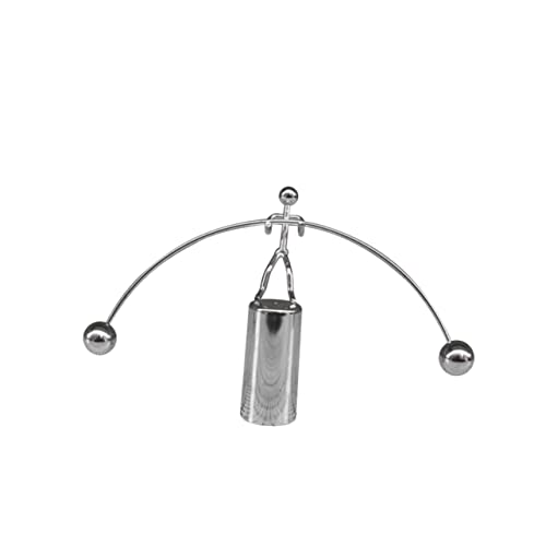 Toyvian Heben der Desktop-Schaukel gewichtsständer gewichthebergã¼rtel büro Dekoration Office Decoration Schreibtischspielzeug Gewichtheben mit Metallschaukel Desktop-Gewichtheben Silver von Toyvian