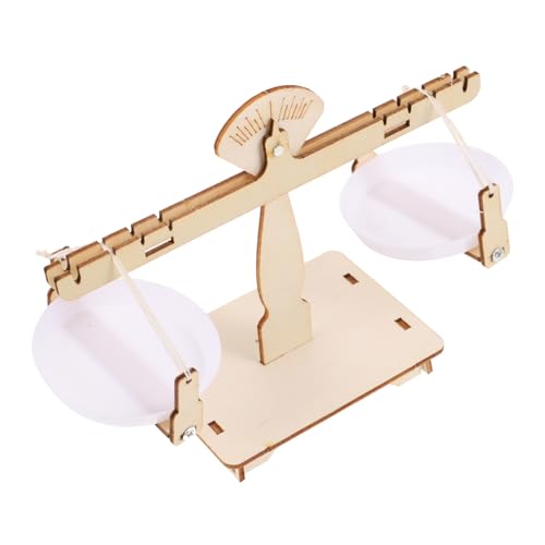 Toyvian Holz Balancewaage DIY für Pädagogisches Montessori Kleines Gleichgewichtswiege Modell zum Basteln Fördert Kreativität und Wissenschaftsverständnis Vielfältiger von Toyvian