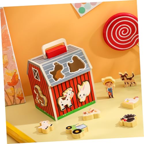 Toyvian Holz Bauernhof Spielset Montessori Lernspielzeug mit Bauernhoftieren Jahre Holzspielzeug zur Farberkennung und Feinmotorik für Kleinkinder und Vorschulkinder Toyvian Holz Bauernhof Spielset Montessori Lernspielzeug mit Bauernhoftieren Jahre Holzspielzeug zur Farberkennung und Feinmotorik für Kleinkinder und Vorschulkinder von Toyvian