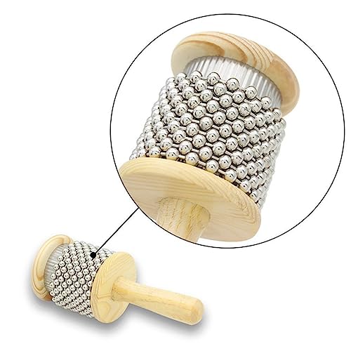 Toyvian Holz Cabasa Hand Shaker für Leichtes Percussion Instrument für Vorschulbildung für Musiktherapie und Rhythmusübungen Fördert Kreativität und Musikalität Toyvian Holz Cabasa Hand Shaker für Leichtes Percussion Instrument für Vorschulbildung für Musiktherapie und Rhythmusübungen Fördert Kreativität und Musikalität von Toyvian