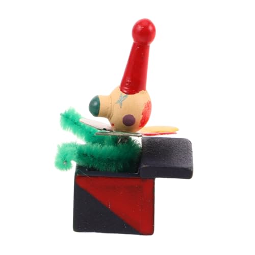 Toyvian Holz Clown Box Miniatur Möbel Zubehör für Dekorativer Clown Ornament für Wohnkultur Box für Rollenspiele Toyvian Holz Clown Box Miniatur Möbel Zubehör für Dekorativer Clown Ornament für Wohnkultur Box für Rollenspiele von Toyvian