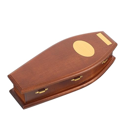 Toyvian Holz Kleiner Sarg Lebewesen Puppenhaus-Sarg Miniaturhausverzierung Puppenmöbel gefälscht Halloween Theme Halloween Dekoration Holzsarg kleines Sargmodell Mini-Beerdigungssarg Särge Toyvian Holz Kleiner Sarg Lebewesen Puppenhaus-Sarg Miniaturhausverzierung Puppenmöbel gefälscht Halloween Theme Halloween Dekoration Holzsarg kleines Sargmodell Mini-Beerdigungssarg Särge von Toyvian