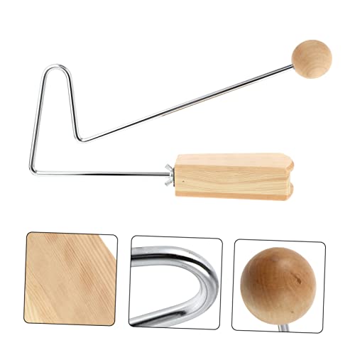 Toyvian Holz Percussion Instrument mit Tremolo Langlebiges Schlaginstrument aus Robustem Naturholz Sicher und Hautfreundlich für Musikspielzeug zum Lernen von Toyvian