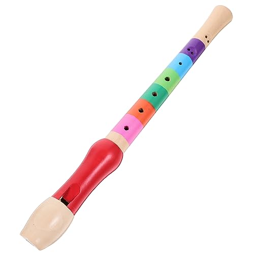 Toyvian Holz Sopran Blockflöte Musikinstrument für Anfänger Zufällige Farben Präzise Töne für Musikliebhaber und Unterricht Zufällige Farbe Zufällige Farbe von Toyvian