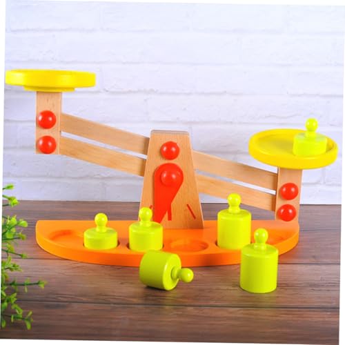 Toyvian Holz balancewaage für Pädagogische Waage mit Hebelprinzip Fördert Gewichtserkennung und Rechenfähigkeiten Montessori Lernspielzeug für Frühe Entwicklung Toyvian Holz balancewaage für Pädagogische Waage mit Hebelprinzip Fördert Gewichtserkennung und Rechenfähigkeiten Montessori Lernspielzeug für Frühe Entwicklung von Toyvian