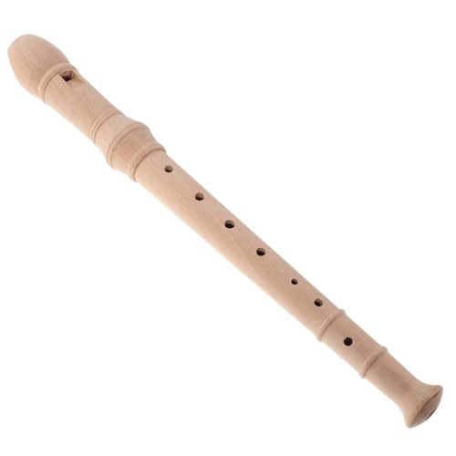 Toyvian Holzblockflöte Kinderblockflöte Ergonomisch Musikinstrument für Anfänger mit Erweitertem Tonumfang für Kleine Hände und Musikalische Früherziehung Khaki von Toyvian