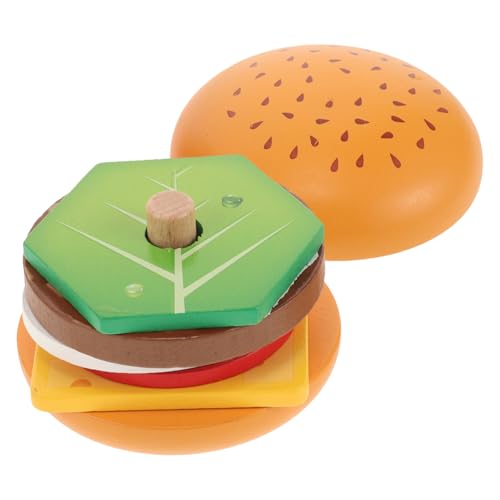 Toyvian Holzburgerspielzeug Spielset Für Die Kinderküche Spielküchenzubehör Lebensmittelspielzeug Spielzeugnahrung Spielzeugküche Kinderküchenzubehör Hölzern Toyvian Holzburgerspielzeug Spielset Für Die Kinderküche Spielküchenzubehör Lebensmittelspielzeug Spielzeugnahrung Spielzeugküche Kinderküchenzubehör Hölzern von Toyvian
