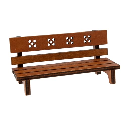 Toyvian Holzparkbank -Ornamente Dekorativ Mikro Klein Winzig Miniatur Zubehör Für Den Puppenhausgarten Puppenhausmöbel Mini-hausdekoration Mini -Bank Puppenstubenbank Brown Toyvian Holzparkbank -Ornamente Dekorativ Mikro Klein Winzig Miniatur Zubehör Für Den Puppenhausgarten Puppenhausmöbel Mini-hausdekoration Mini -Bank Puppenstubenbank Brown von Toyvian